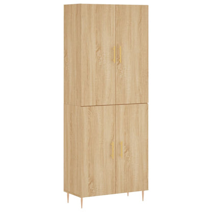 Skåp Sonoma Ek 69,5x34x180 cm