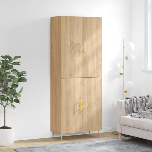 Skåp Sonoma Ek 69,5x34x180 cm