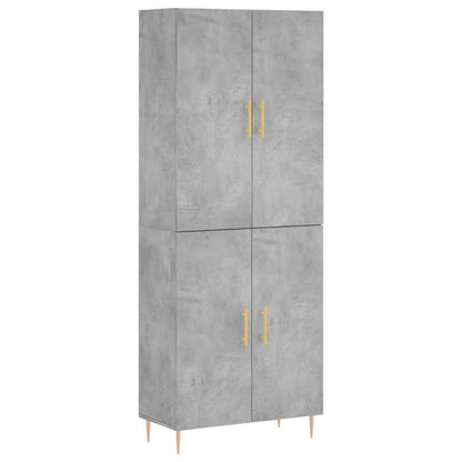 Skåp Betonggrå 69,5x34x180 cm