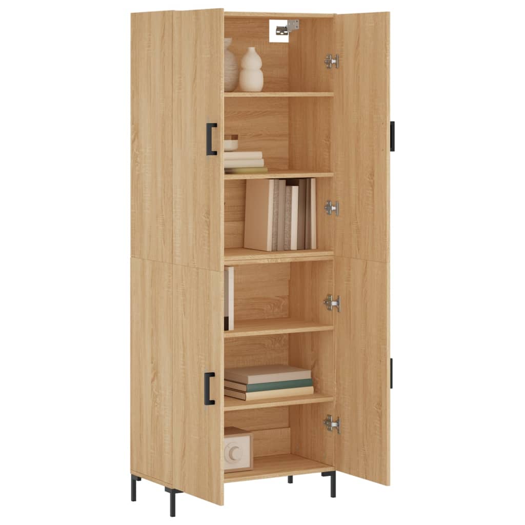 Skåp Sonoma Ek 69,5x34x180 cm