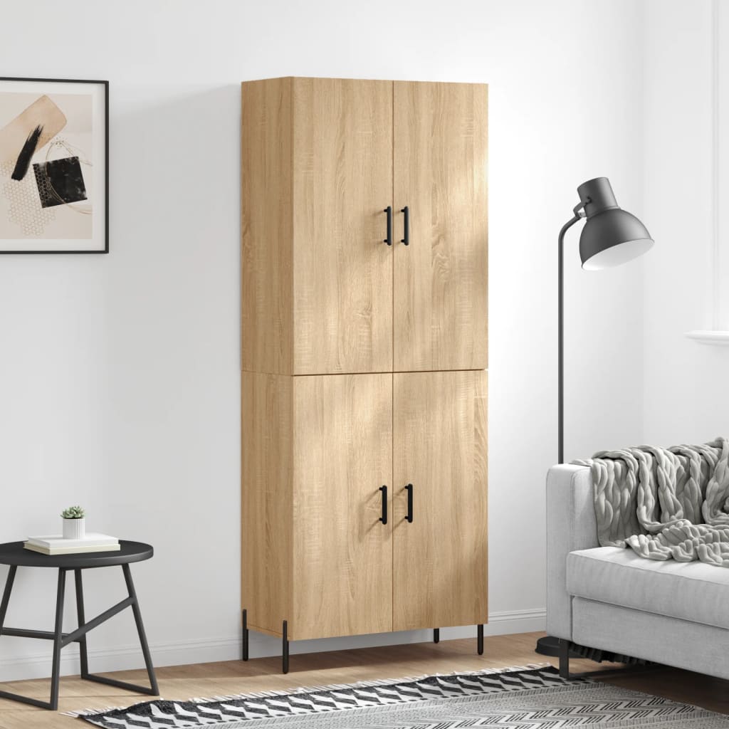 Skåp Sonoma Ek 69,5x34x180 cm