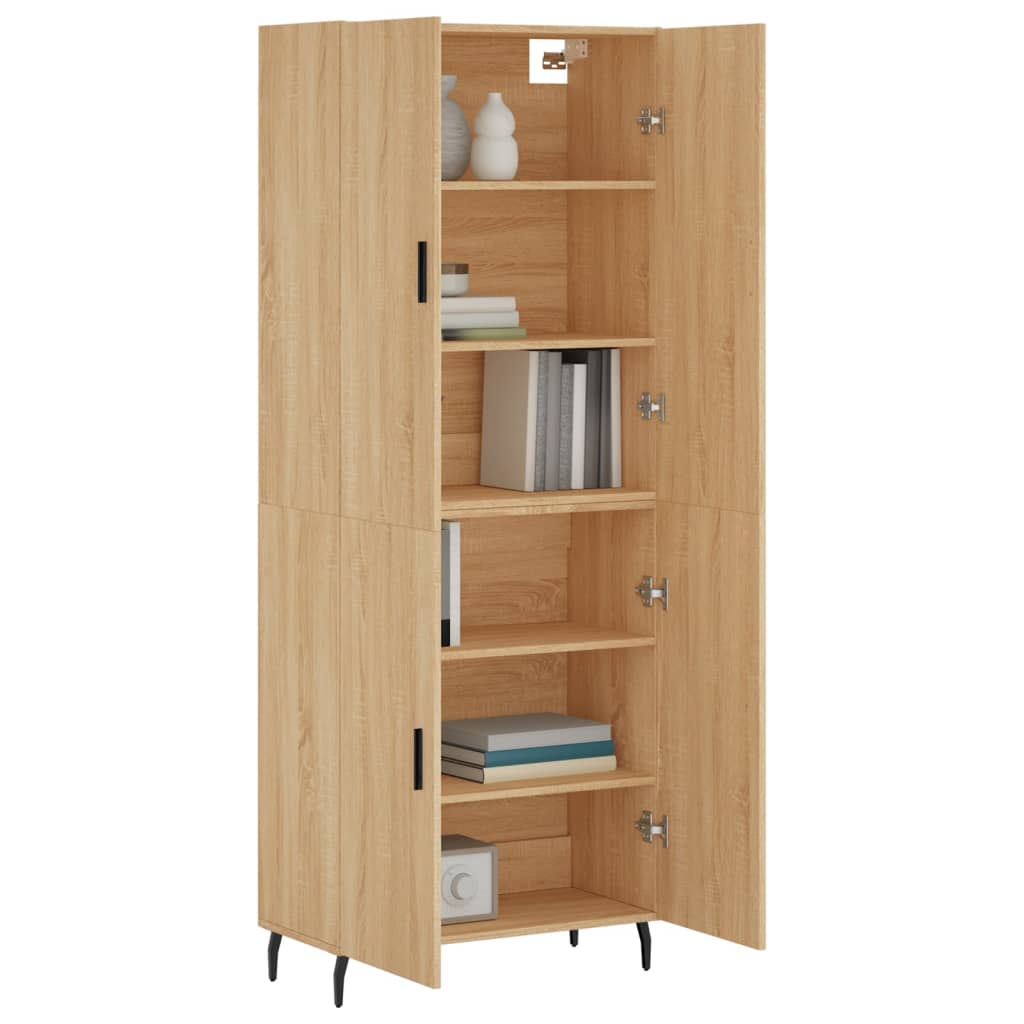 Skåp Sonoma Ek 69,5x34x180 cm