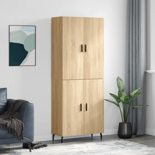 Skåp Sonoma Ek 69,5x34x180 cm