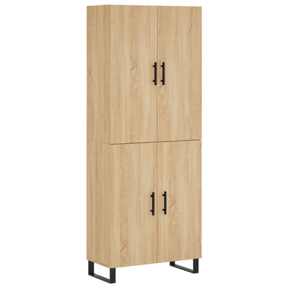 Skåp Sonoma Ek 69,5x34x180 cm