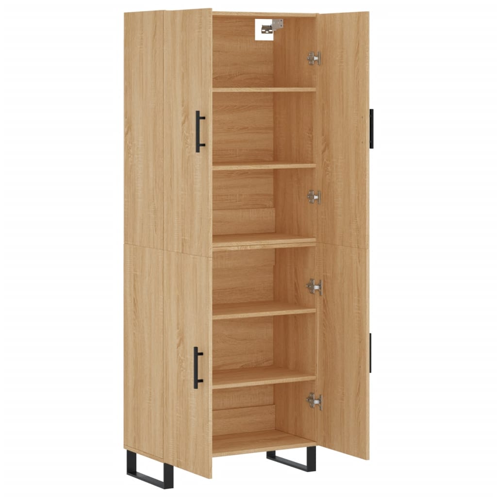 Skåp Sonoma Ek 69,5x34x180 cm