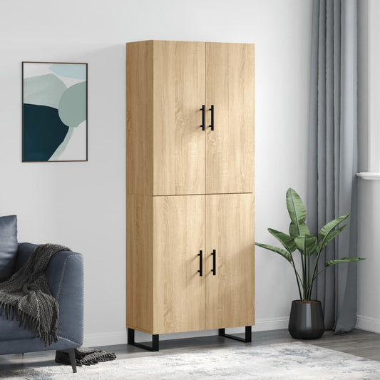 Skåp Sonoma Ek 69,5x34x180 cm