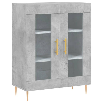 Skåp Betonggrå 69,5x34x180 cm