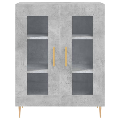 Skåp Betonggrå 69,5x34x180 cm