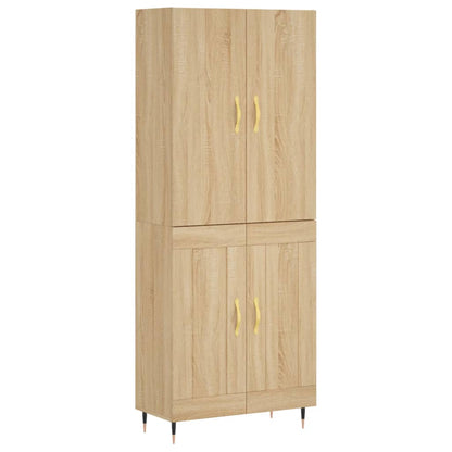 Skåp Sonoma Ek 69,5x34x180 cm