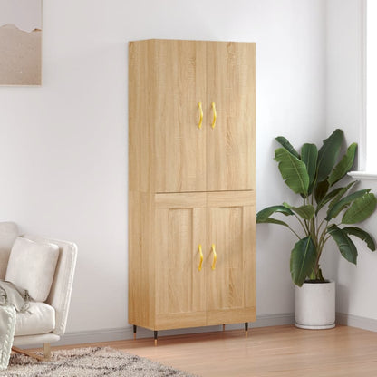 Skåp Sonoma Ek 69,5x34x180 cm