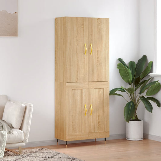 Skåp Sonoma Ek 69,5x34x180 cm