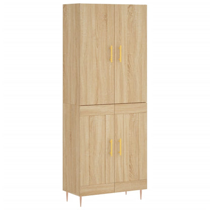 Skåp Sonoma Ek 69,5x34x180 cm