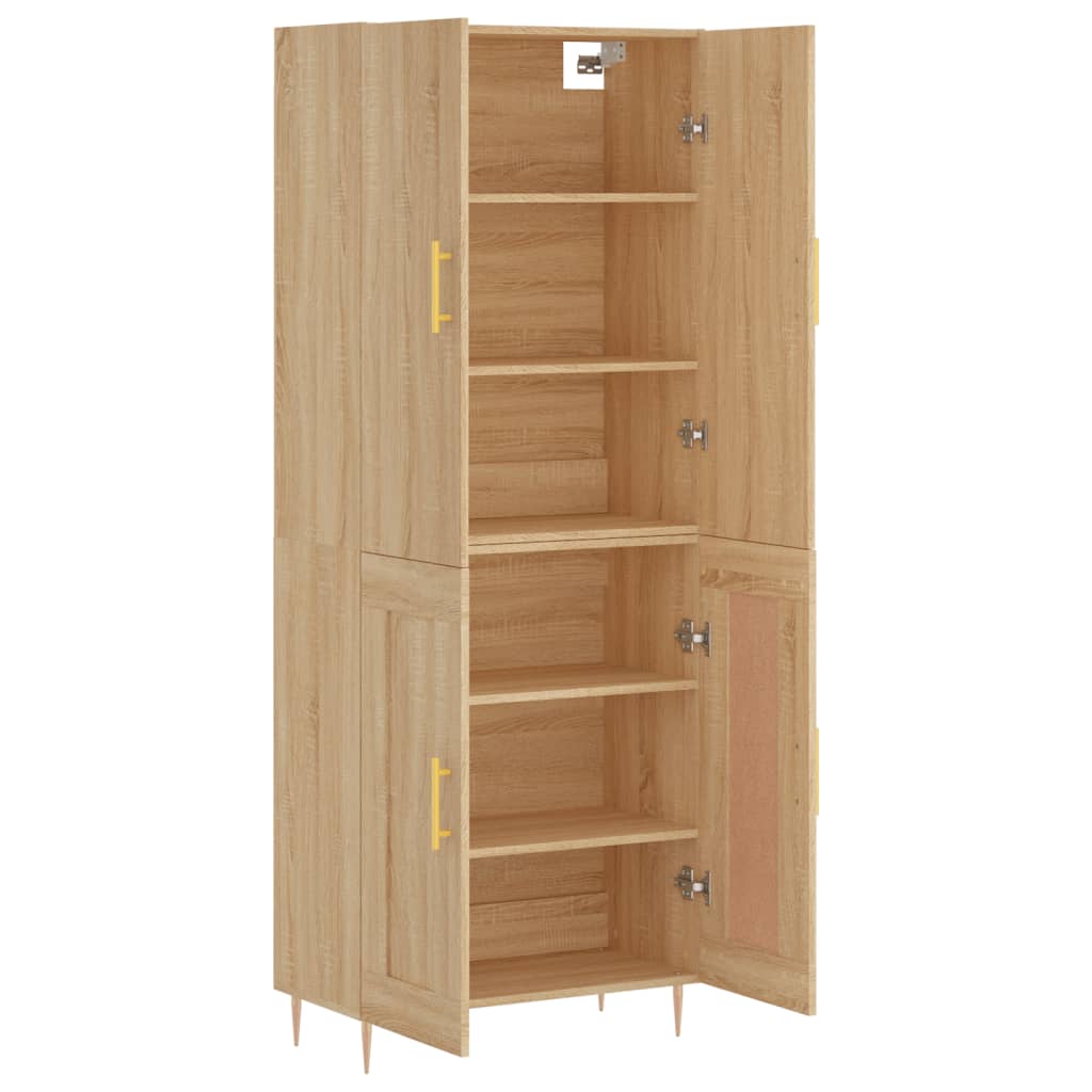 Skåp Sonoma Ek 69,5x34x180 cm