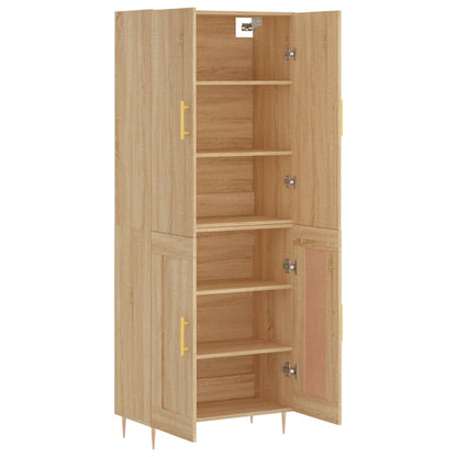 Skåp Sonoma Ek 69,5x34x180 cm