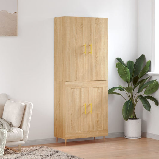 Skåp Sonoma Ek 69,5x34x180 cm