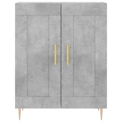 Skåp Betonggrå 69,5x34x180 cm