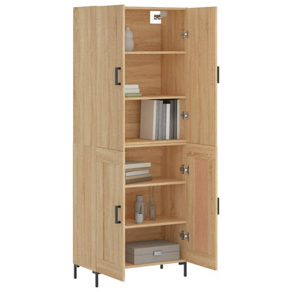 Skåp Sonoma Ek 69,5x34x180 cm