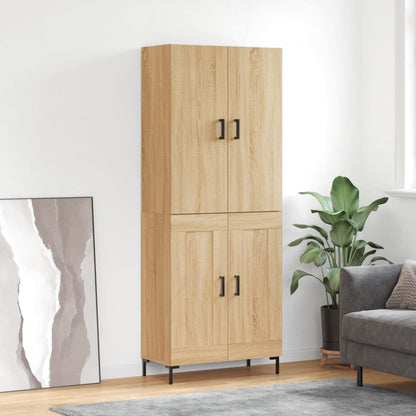Skåp Sonoma Ek 69,5x34x180 cm