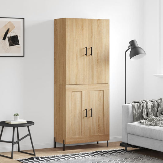 Skåp Sonoma Ek 69,5x34x180 cm