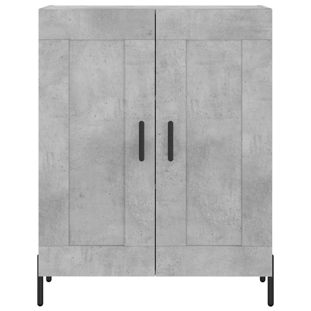 Skåp Betonggrå 69,5x34x180 cm