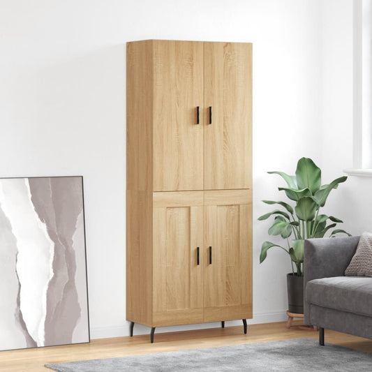 Skåp Sonoma Ek 69,5x34x180 cm