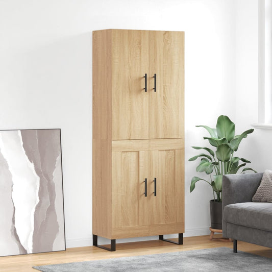 Skåp Sonoma Ek 69,5x34x180 cm