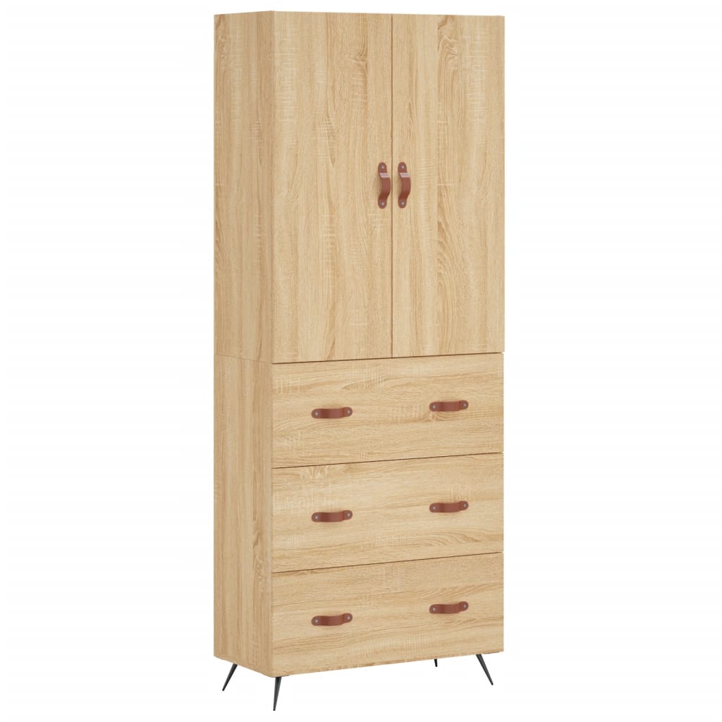 Skåp Sonoma Ek 69,5x34x180 cm
