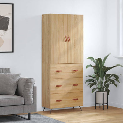 Skåp Sonoma Ek 69,5x34x180 cm