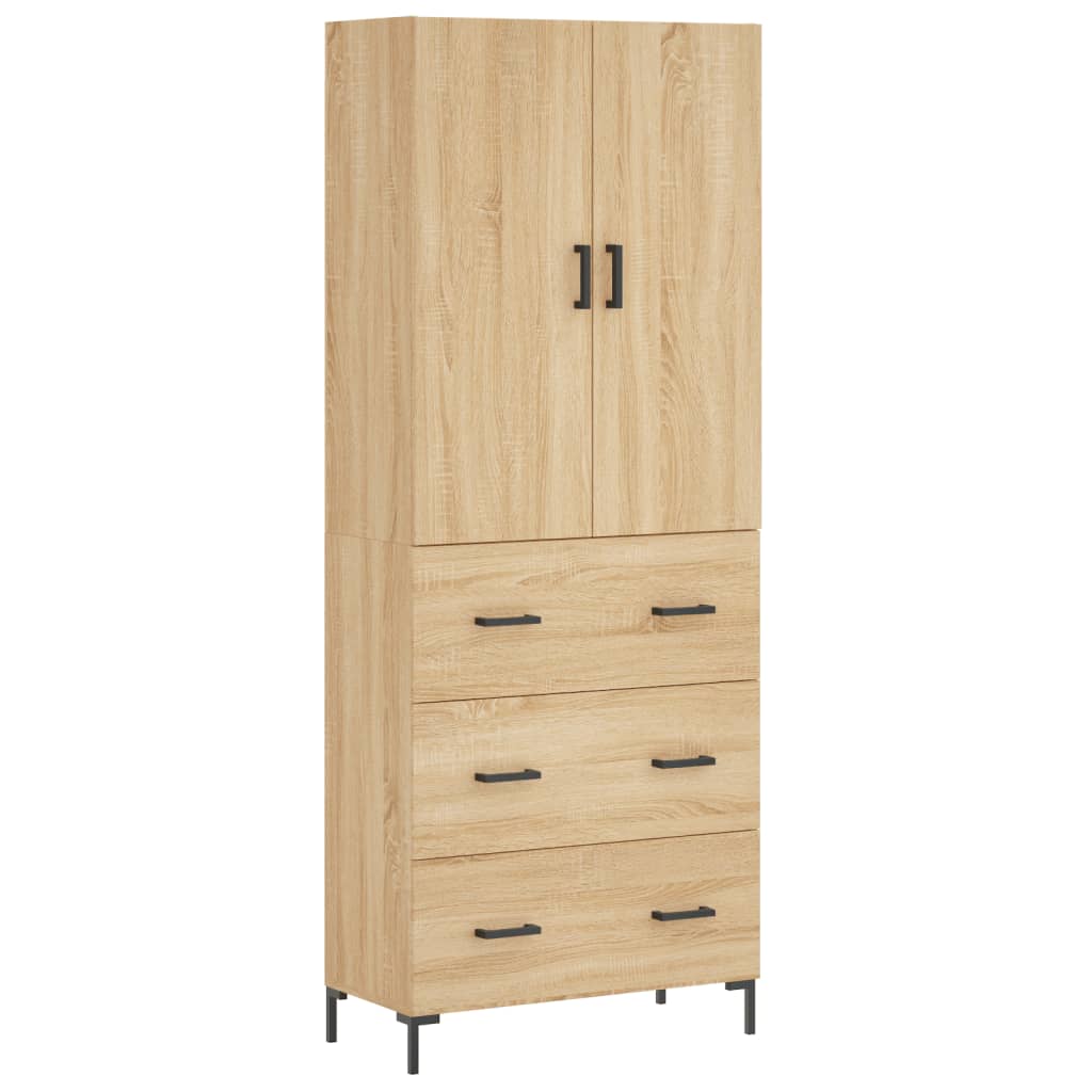 Skåp Sonoma Ek 69,5x34x180 cm