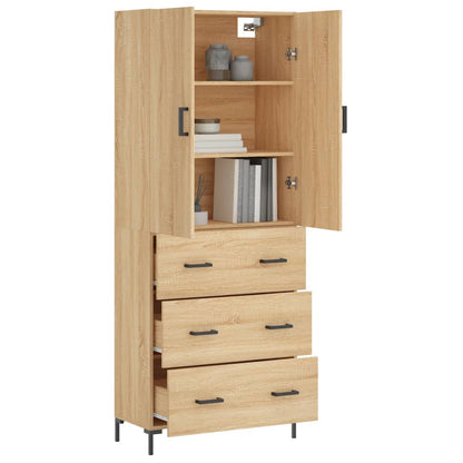 Skåp Sonoma Ek 69,5x34x180 cm