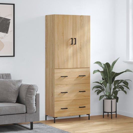 Skåp Sonoma Ek 69,5x34x180 cm