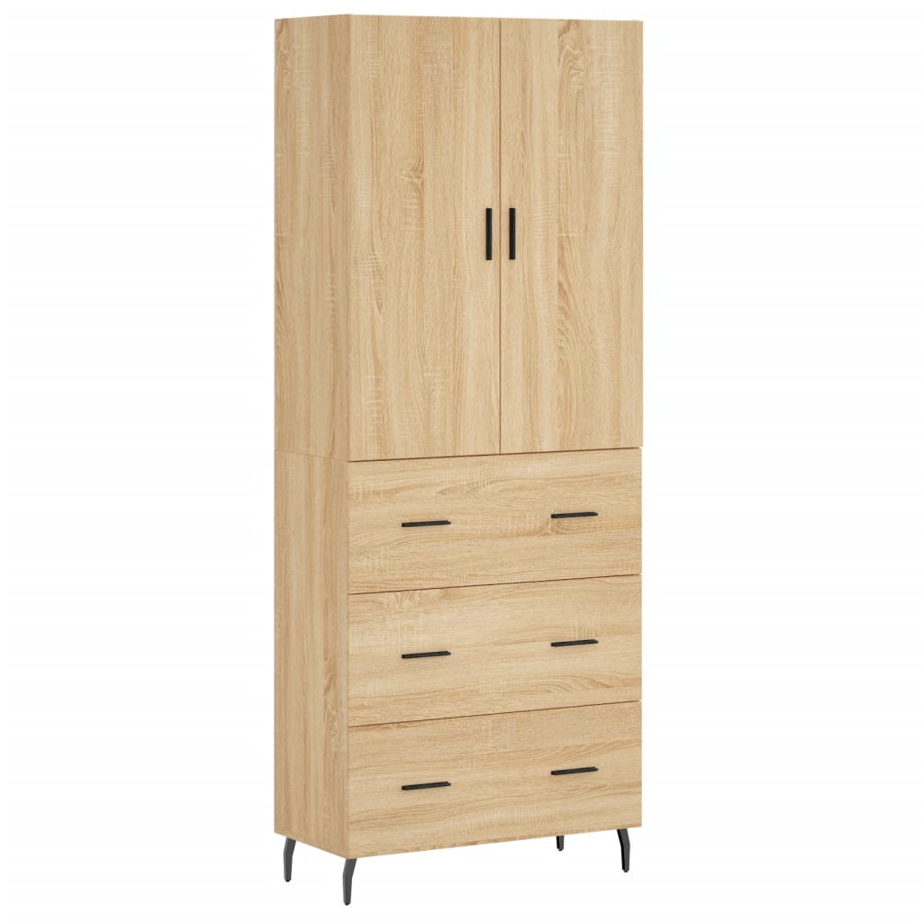 Skåp Sonoma Ek 69,5x34x180 cm