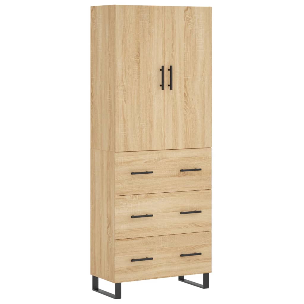 Skåp Sonoma Ek 69,5x34x180 cm
