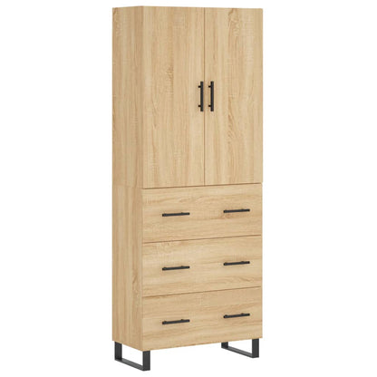 Skåp Sonoma Ek 69,5x34x180 cm