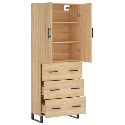 Skåp Sonoma Ek 69,5x34x180 cm