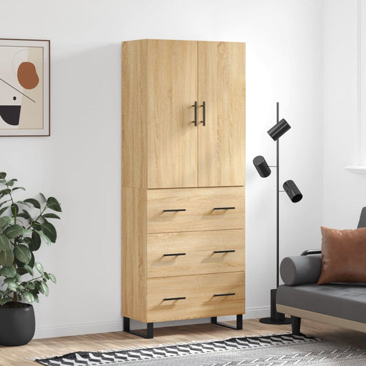 Skåp Sonoma Ek 69,5x34x180 cm