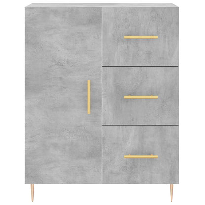 Skåp Betonggrå 69,5x34x180 cm