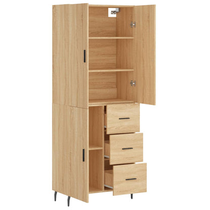 Skåp Sonoma Ek 69,5x34x180 cm