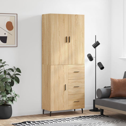Skåp Sonoma Ek 69,5x34x180 cm