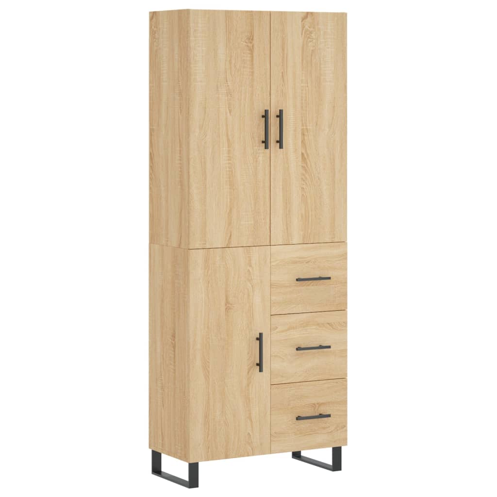 Skåp Sonoma Ek 69,5x34x180 cm