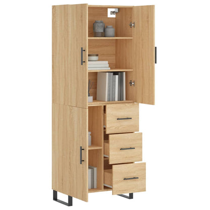 Skåp Sonoma Ek 69,5x34x180 cm