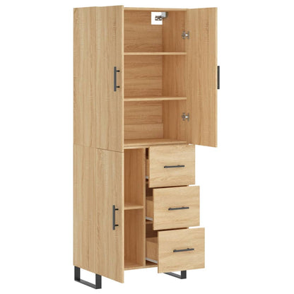 Skåp Sonoma Ek 69,5x34x180 cm