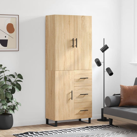 Skåp Sonoma Ek 69,5x34x180 cm