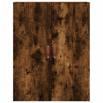 Skåp Rökfärgad Ek 69,5x34x180 cm