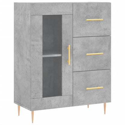 Skåp Betonggrå 69,5x34x180 cm