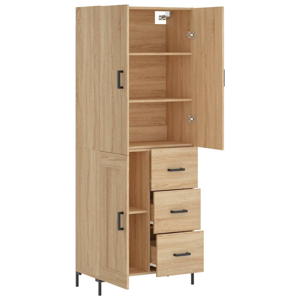 Skåp Sonoma Ek 69,5x34x180 cm