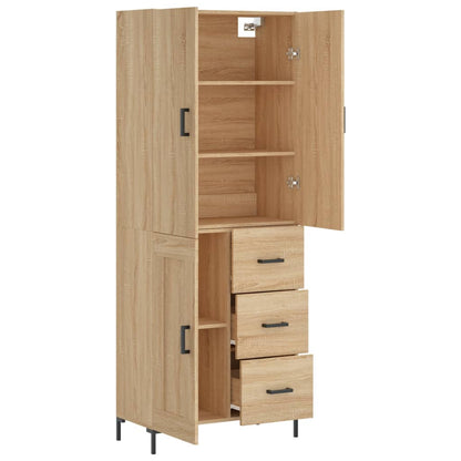 Skåp Sonoma Ek 69,5x34x180 cm