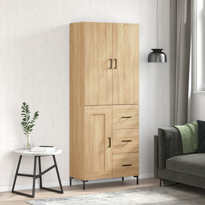 Skåp Sonoma Ek 69,5x34x180 cm