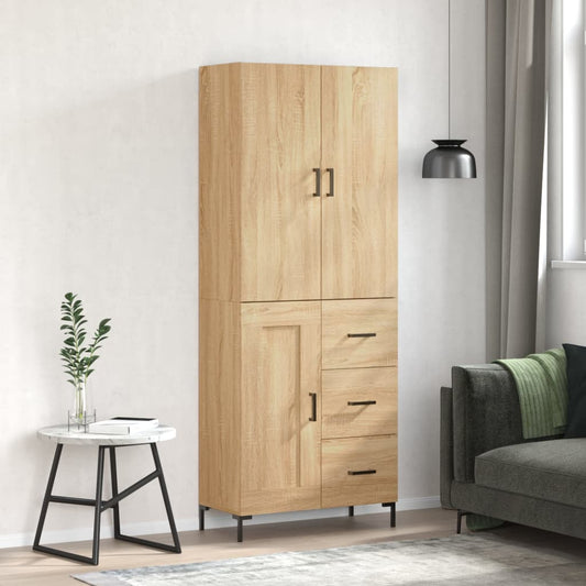 Skåp Sonoma Ek 69,5x34x180 cm