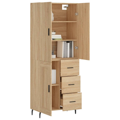 Skåp Sonoma Ek 69,5x34x180 cm
